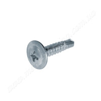 Саморіз по металу з прес шайбою з буром 4,2х13